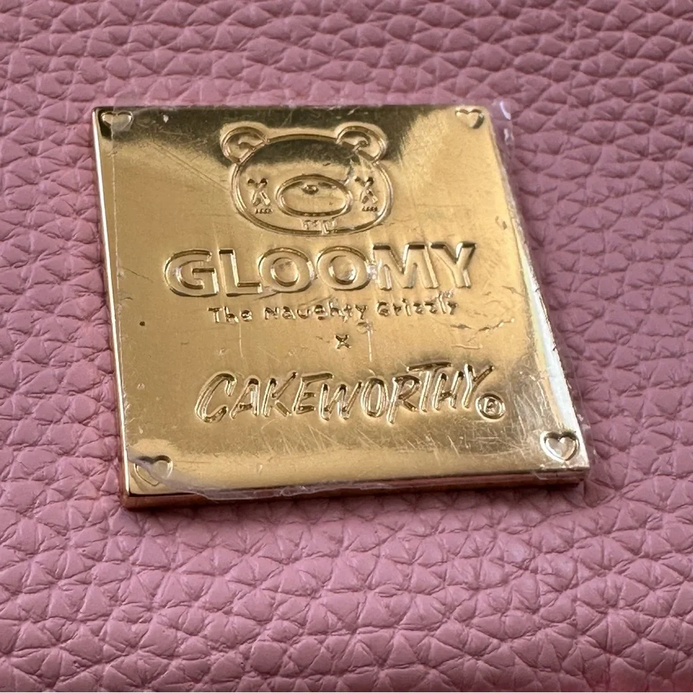 NWT Cakeworthy x Gloomy Bear Pink Spooky Cute Cosmetic Bag-Kawaii Y2K Deadstock